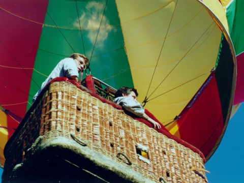 First class fare hot air ballooning